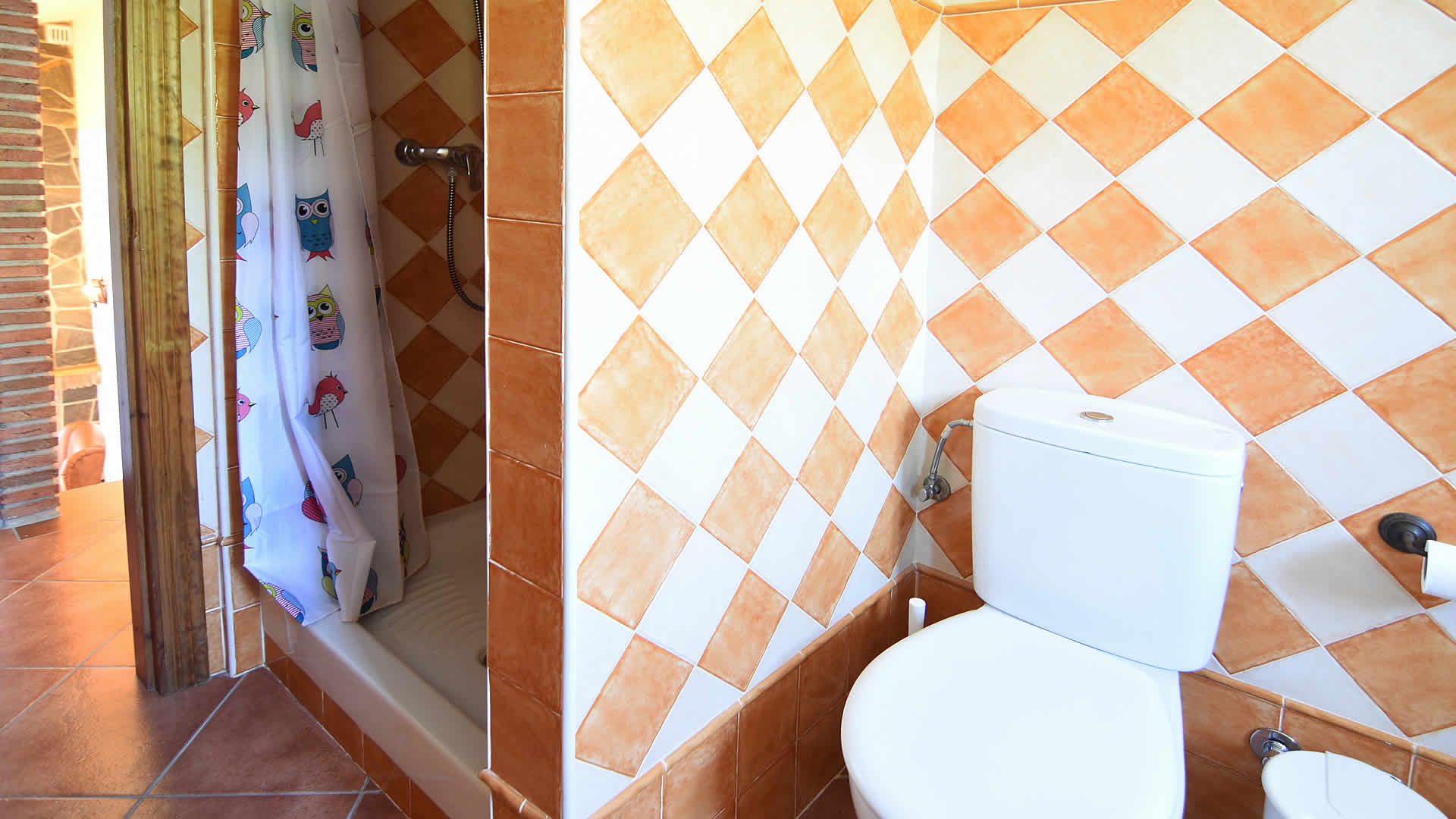 Salle de bain avec douche