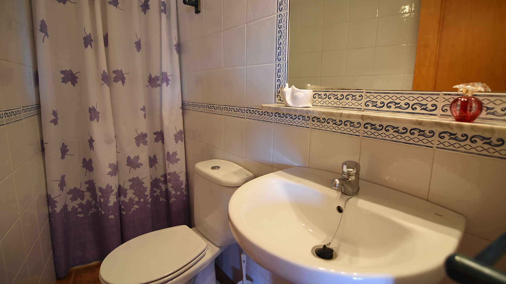 Salle de bain avec douche